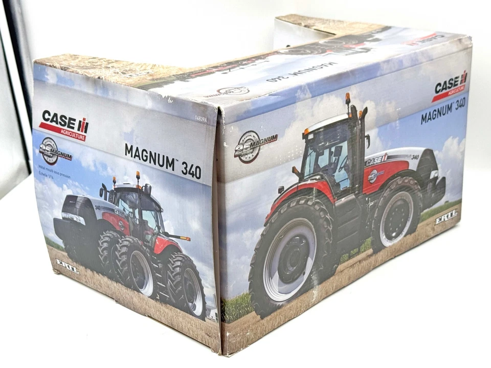 Tractor Case IH Magnum 340 1/16 con capó plateado, 25 aniversario Foto 3 de 3