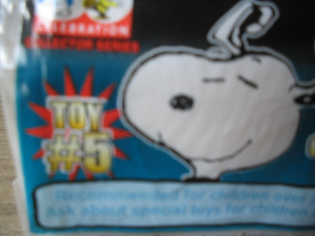 Peanuts 50th Anniversary Collector Series Wendy's Kids Meal Toys