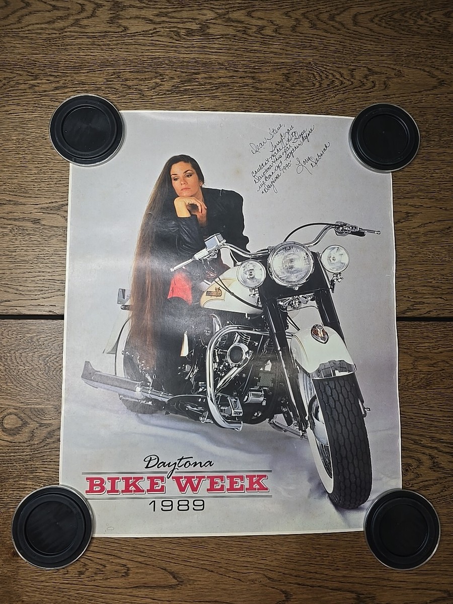 Daytona Bike Week 1989 Vintage Poster Harley Davidson