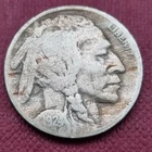 1924 D Buffalo Nickel 5c Nice Circulated Full Date #46413