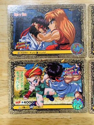 BLANKA RYU KEN ZANGIEF CAMMY STREETFIGHTER Card CAPCOM From Japan