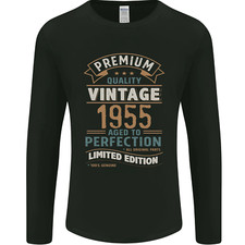 Premium Vintage 71st Birthday 1955 Mens Long Sleeve T-Shirt