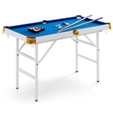 122 cm Folding Billiards Table Portable Game Pool Table with Accessory Set