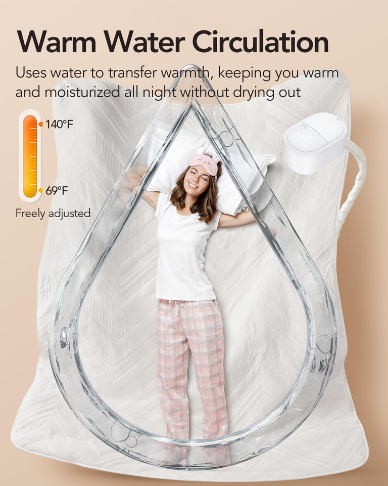 Water Heated Mattress Pad, FSA HSA Eligible, Heated Electric Mattress