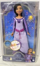 Disney'S Wish Singing Asha of Rosas Fashion Doll& Star Figure, Sings “This Wish”