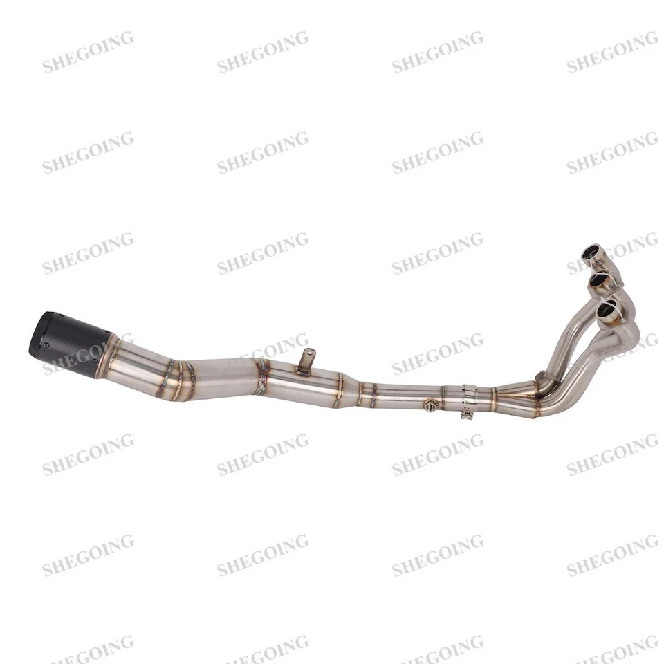 Sistema completo de escape para motocicleta Yamaha MT09 FZ09 XSR900 FJ09 14-20 Foto 2 de 4