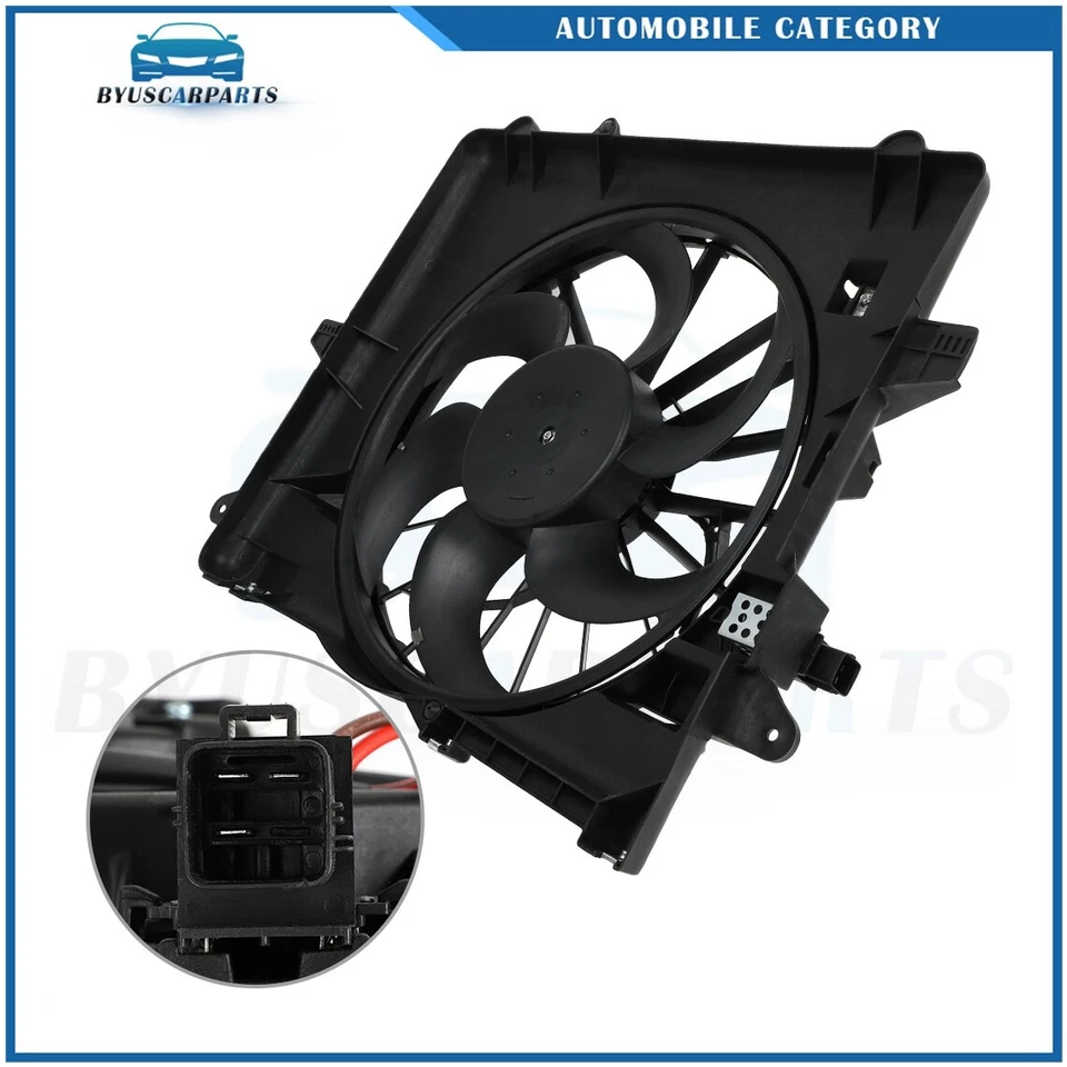 Kit de ventilador de refrigeración radiador eléctrico para Ford Mustang 2005 2006 2007 2008-2014 Foto 4 de 4