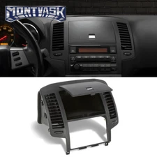 Fit For 2005-2006 Nissan Altima Center Dash Radio Bezel Storage Cubby Vent Black