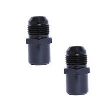 2 X Rocker Valve Cover Breather Adaptor For Nissan Rb26 Front Hiwowsport Black