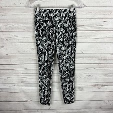 Sweaty Betty All Day 7/8 Length Athletic Leggings Size XS Black White Gray