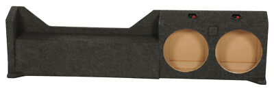 Dual 10'' Downfire Subwoofer Sub Box Enclosure For 2005-2017 Nissan Frontier