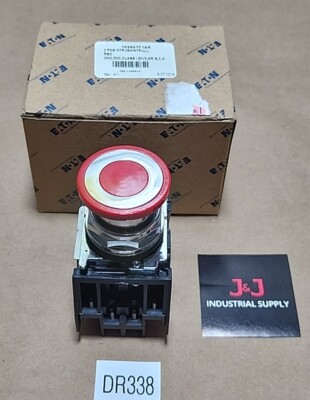 *BRAND NEW* Eaton 10250T715R 2-Pos Red Mounted Push/Pull Pushbutton + Warranty!