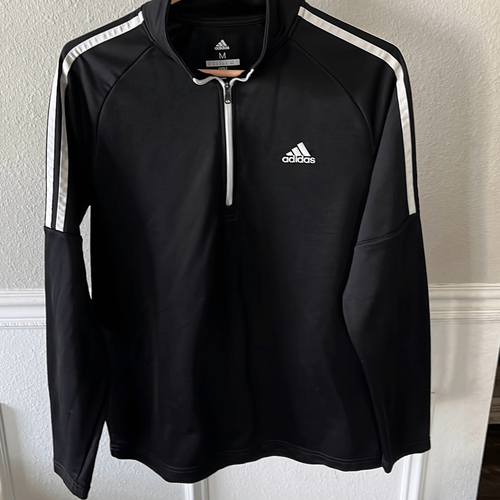 Adidas Herren Golf 3-Streifen Trikot Trainingsjacke Gr. M - Bild 1 von 9