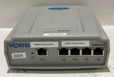 Nortel BSR222 Business Secure Router NT5S20AAE6 | eBay