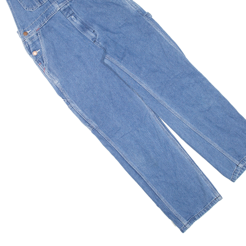 DICKIES Carpenter Girls Dungarees Blue Regular Denim M W26 L25 - Picture 5 of 6