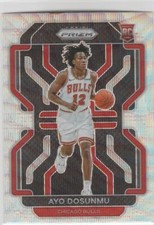 2021-22 Panini Prizm Ayo Dosunmu Rookie Silver Wave Prizm SP Chicago Bulls #271