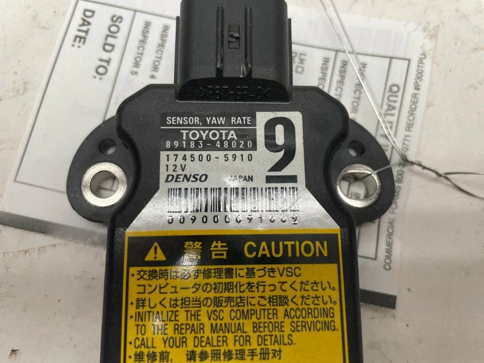 2010-2015 LEXUS IS250C IS350C ТРАНСФОРМИРУЕМЫЙ ДАТЧИК СКОРОСТИ РЫСКАНИЯ МОНИТОР 89183-48020 - Изображение 2 из 3