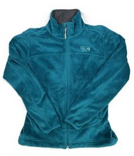 Mountain Hardwear Women's Pyxis Full-Zip Fleece Jacket Teal Green Size S Petite