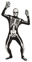 Skeleton Disapearing Man Glow In The Dark Adult Costume X-large Skeleton Disapearing Man Glow In The Dark Adult Costume X-large