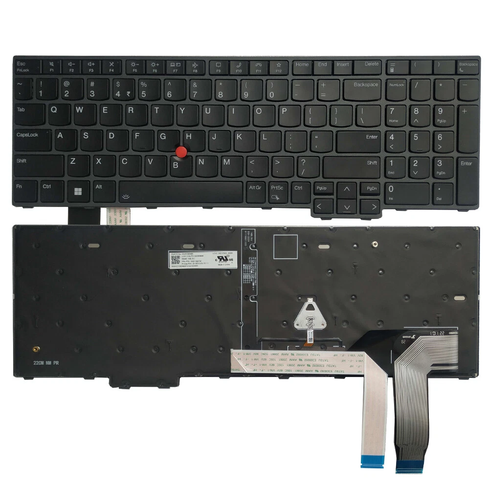 New for Lenovo Thinkpad T16 Gen 1 P16S Gen 1 L15 Gen 3 US Keyboard  