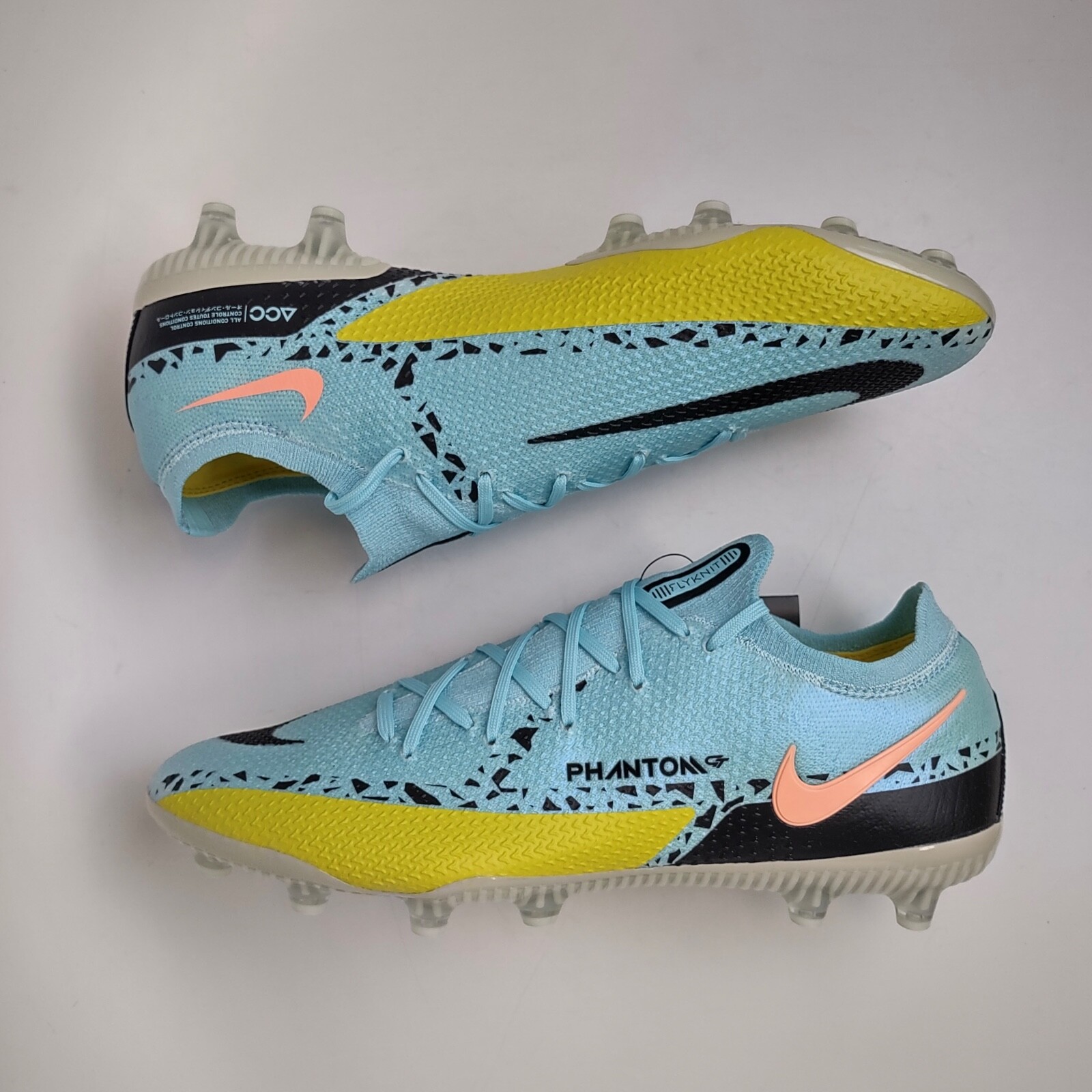 Бутсы Nike Phantom GT2 Elite AG-Pro Glacier Ice Blue Black DC0748-408 Мужские 9