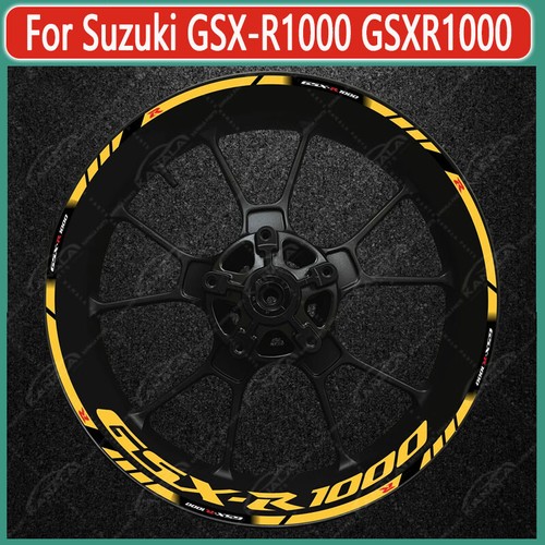 17inch Rim Wheel Decal Sticker Reflective Waterproof For Suzuki GSX-R1000 NEW - Picture 21 of 28