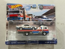 Hot Wheels Team Transport Amc Rebel Machine Wide Open E18