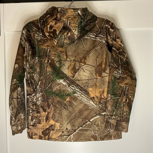Under Armour Hoodie Youth Medium Realtree Xtra Camo Storm Pullover Sweatshirt - Picture 2 of 5