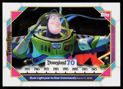 2025 Topps Disneyland 70th Anniversary Buzz Lightyear to Star Command #99 CARD
