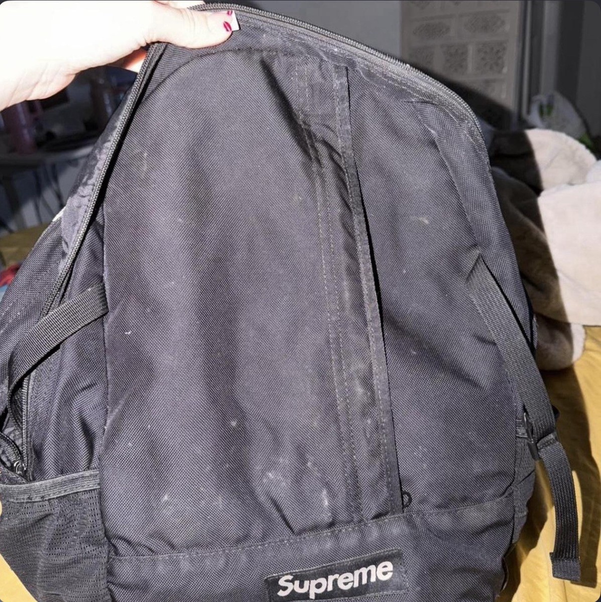 Supreme SS18 Backpack Black Cordura Box Logo | eBay