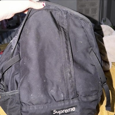 Supreme SS18 Backpack Black Cordura Box Logo | eBay