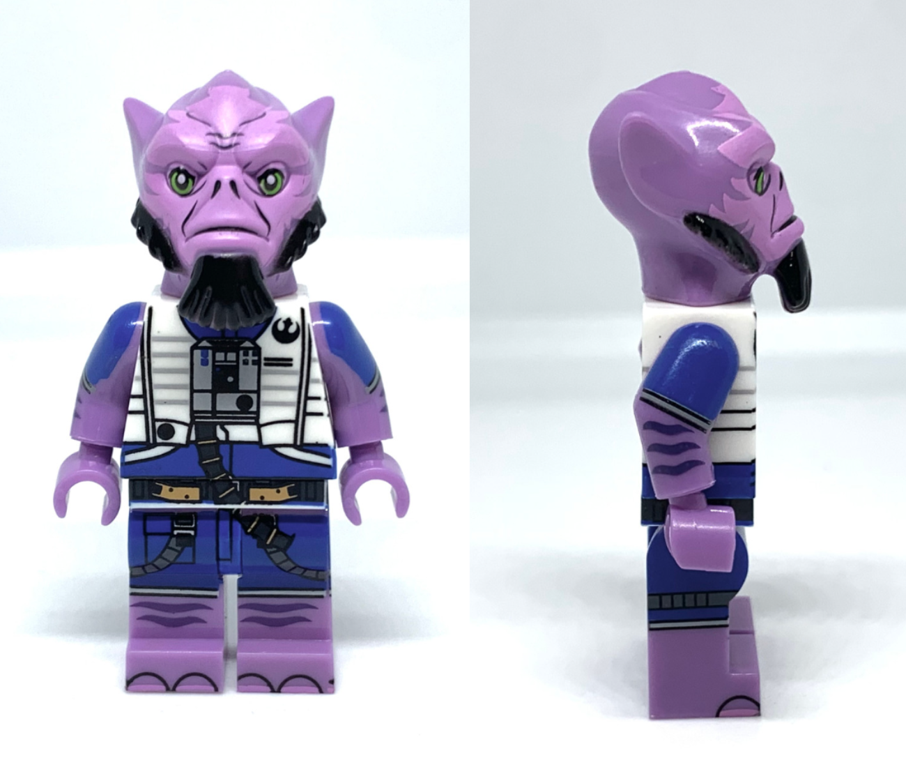 Zeb Orrelios & Jaro Tapal custom Lasat minifigures star clone wars ...