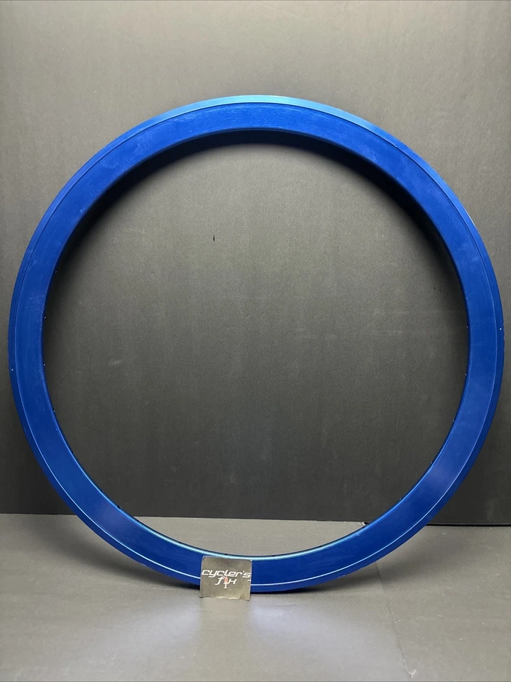 Aro de llanta 700c anodizado 28H aleación 43 mm de profundidad en V para bicicleta gigante híbrida fija de carretera SE Foto 2 de 4