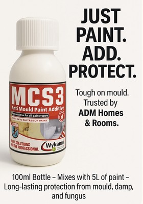 Anti Schimmel Lack Additiv Behandlung Wykamol MCS3 Kein Schimmel mehr 100ml x2