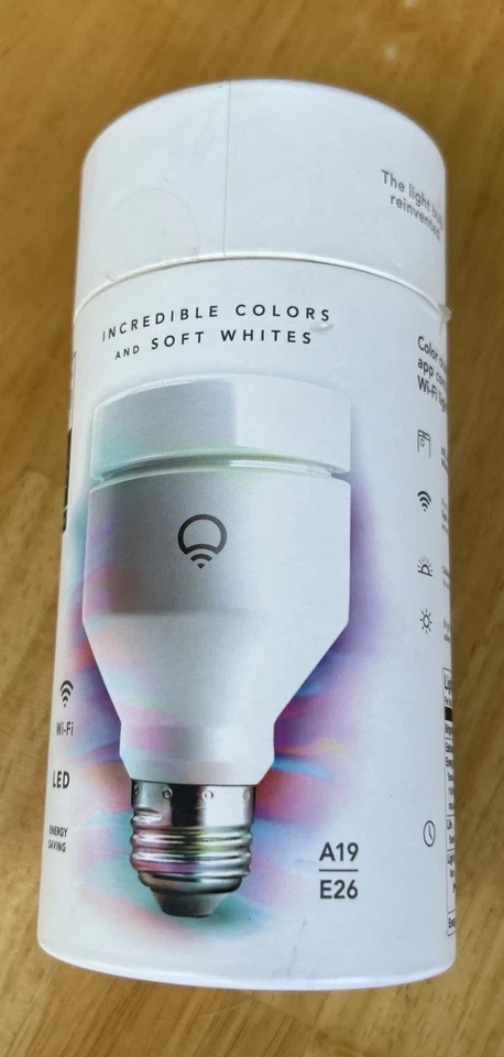 LIFX - 1100-Lumen, 11W Dimmable A19 LED Light Bulb, 75W Equivalent - Multicolor - Image 2 of 4