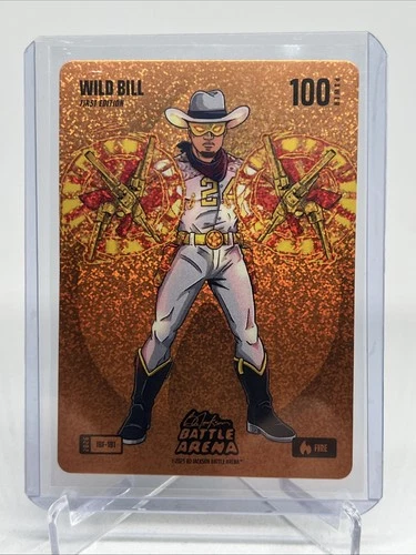 2026 Bo Jackson Battle Arena Wild Bill Fire Foil Orange Speckle SP