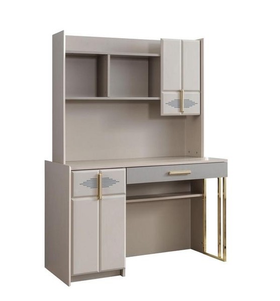 Beiger Schreibtisch Designer Jugendzimmer Tische Holz Kinderzimmer MöBel-image