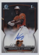 2023 Bowman Chrome Prospect Auto Anderson De Los Santos #CPA-ADS Auto 10k8