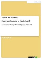 Staatsverschuldung In Deutschland (Buch)