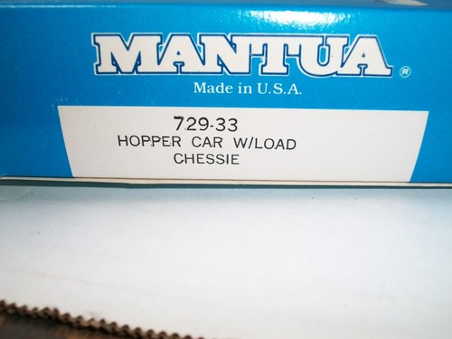Ho Mantua Heavyies 2 bahías tolva con carga CHESSIE/Chesapeake y Ohio RR C&O #136564 | Condition: Used