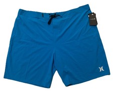 NWT Hurley Men's Phantom OAO 20" Swim Shorts Boardshorts, Blue, Sz 44, Back Pckt
