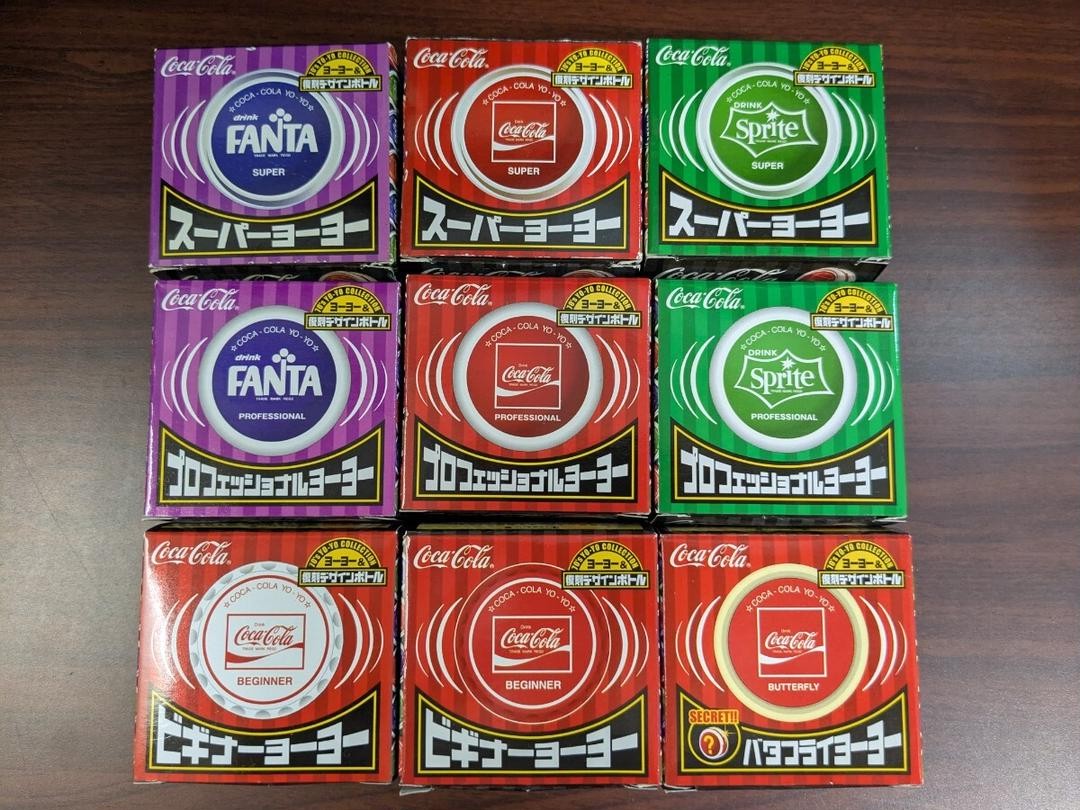 コカコーラ 70’s YO-YOCOLLECTION 2005年復刻 全種セット コカコーラ 70's YO-YOCOLLECTION 2005年復刻 全種セット