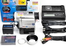 Sony Handycam DCR-PC100 120x Mini DV Camcorder Nightshot Carl Zeiss Lens Japan