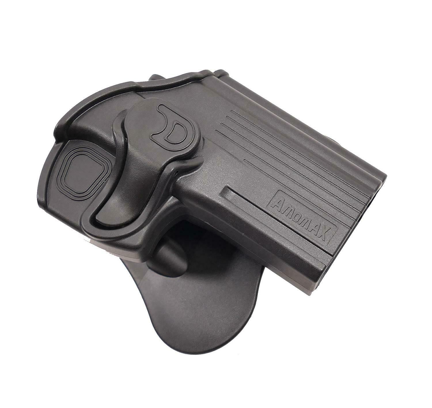 Amomax Retention Holster CZ 75D Compact Taurus 24/7 Black R/H T24/7G2