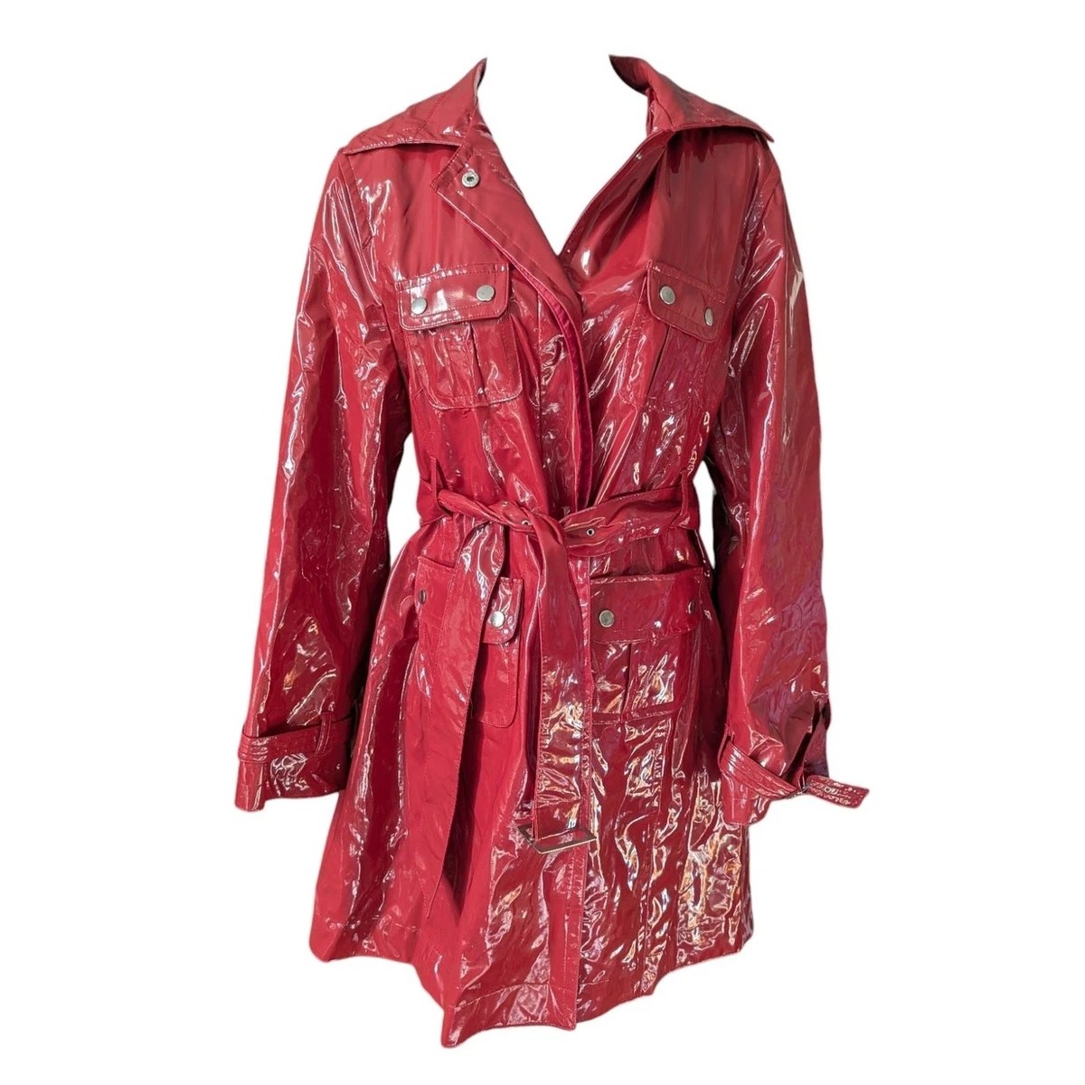 Red PVC Coats, Jackets & Vests for Women for sale | eBay display picture 1