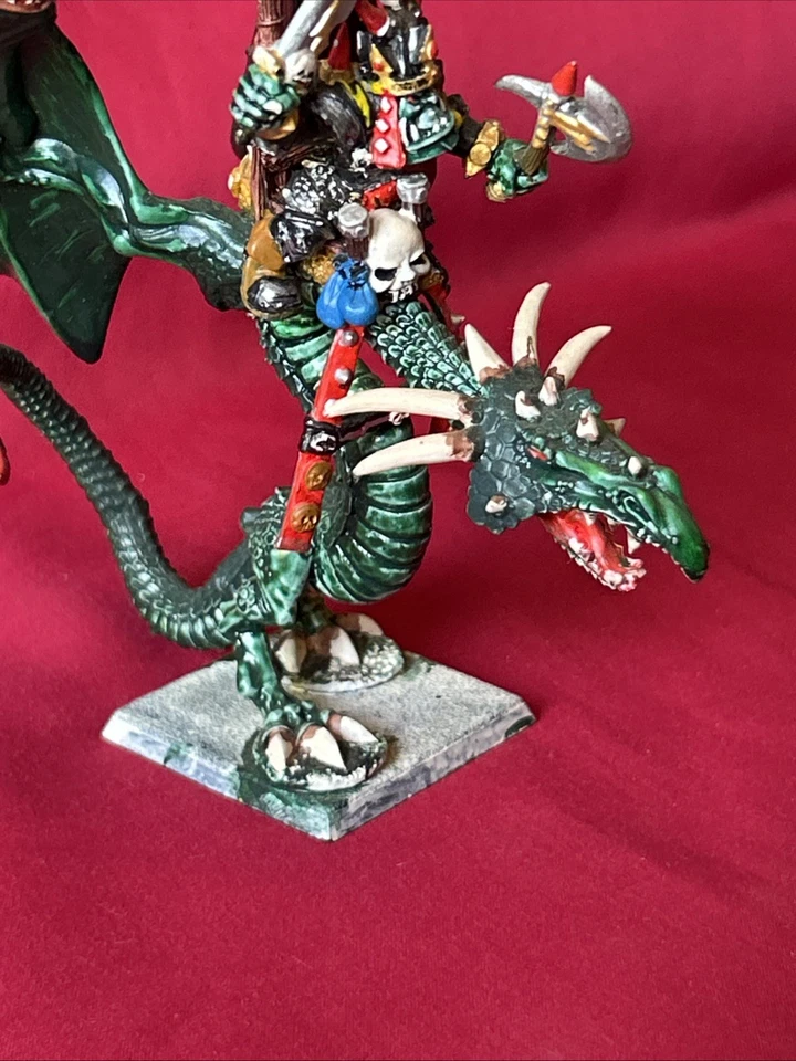 Azhag The Slaughterer On Wyvern Well Painted OOP Metal Warhammer Fantasy (U9463) - Image 3 of 4