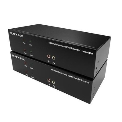 BLACK BOX 876416 KVX SERIES HDMI CATX KVM EXTENDER, DH, TX+RX ~E~