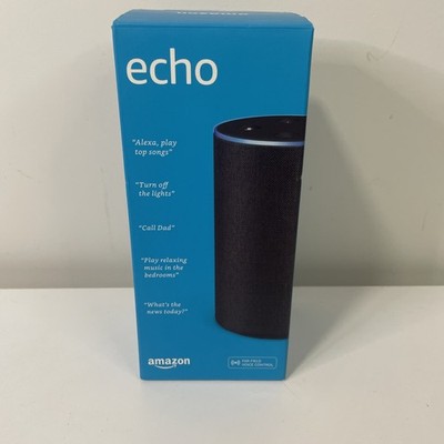 Amazon Echo (2nd Generation) Smart Speaker Alexa - Charcoal - Sealed