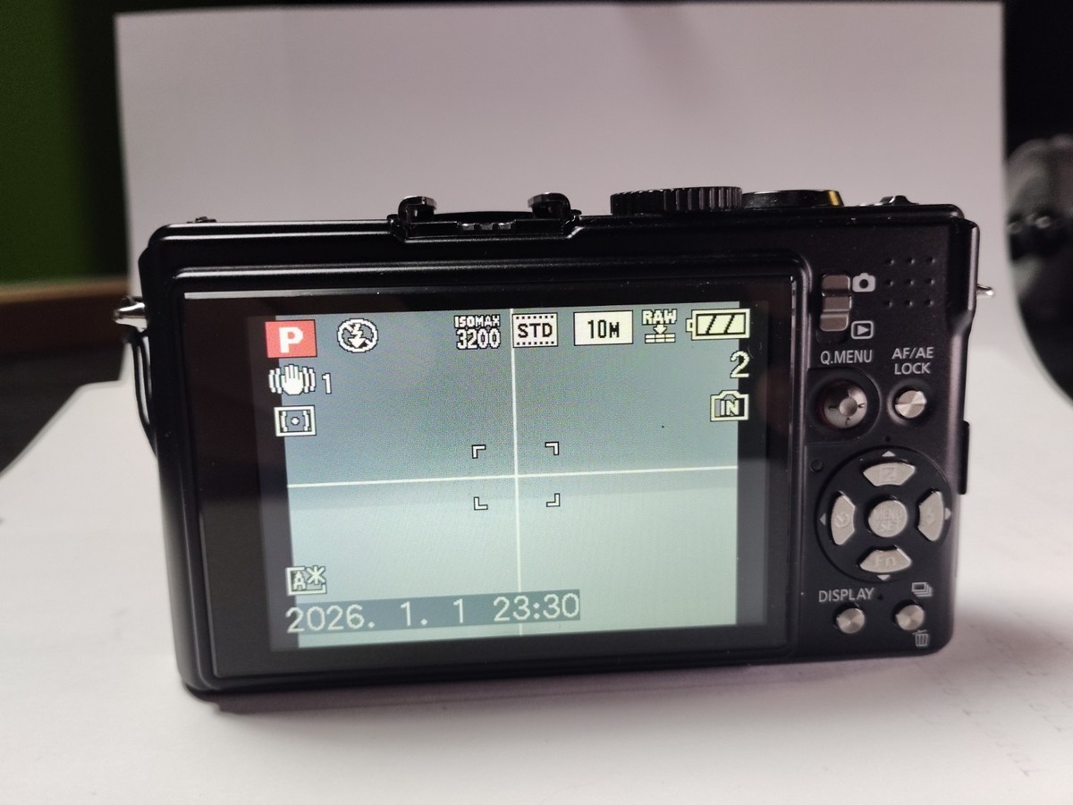 Panasonic LUMIX DMC-LX3 10.1MP Digital Camera - Black for sale