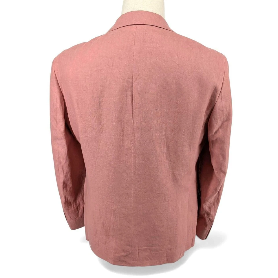 Abrigo Blazer Chaqueta Tommy Hilfiger Para Hombre Ajuste Moderno Lino Deportivo Rojo 40 S Nuevo Sin Etiquetas Foto 3 de 4